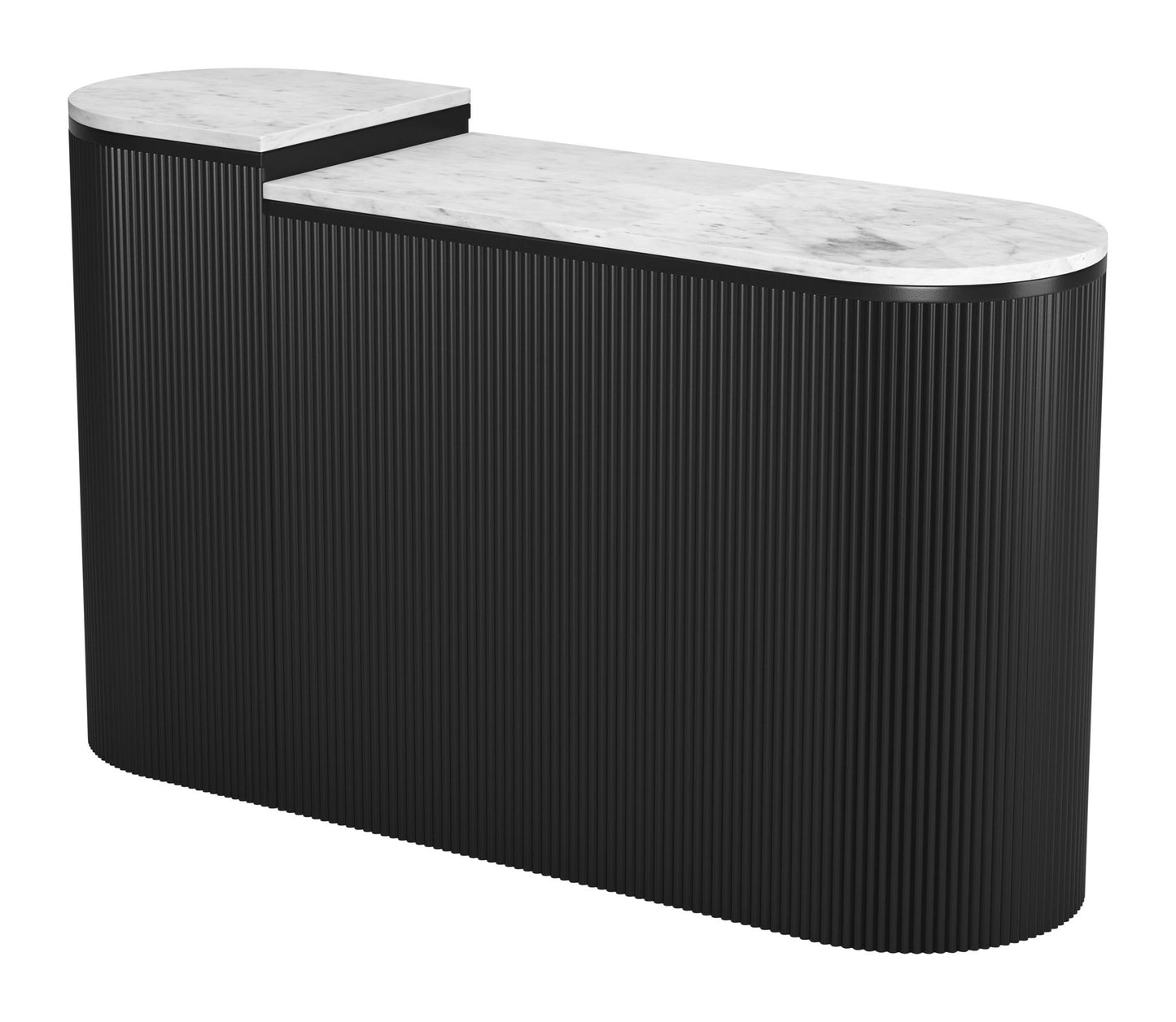 Ormara - Console Table Set - White / Black