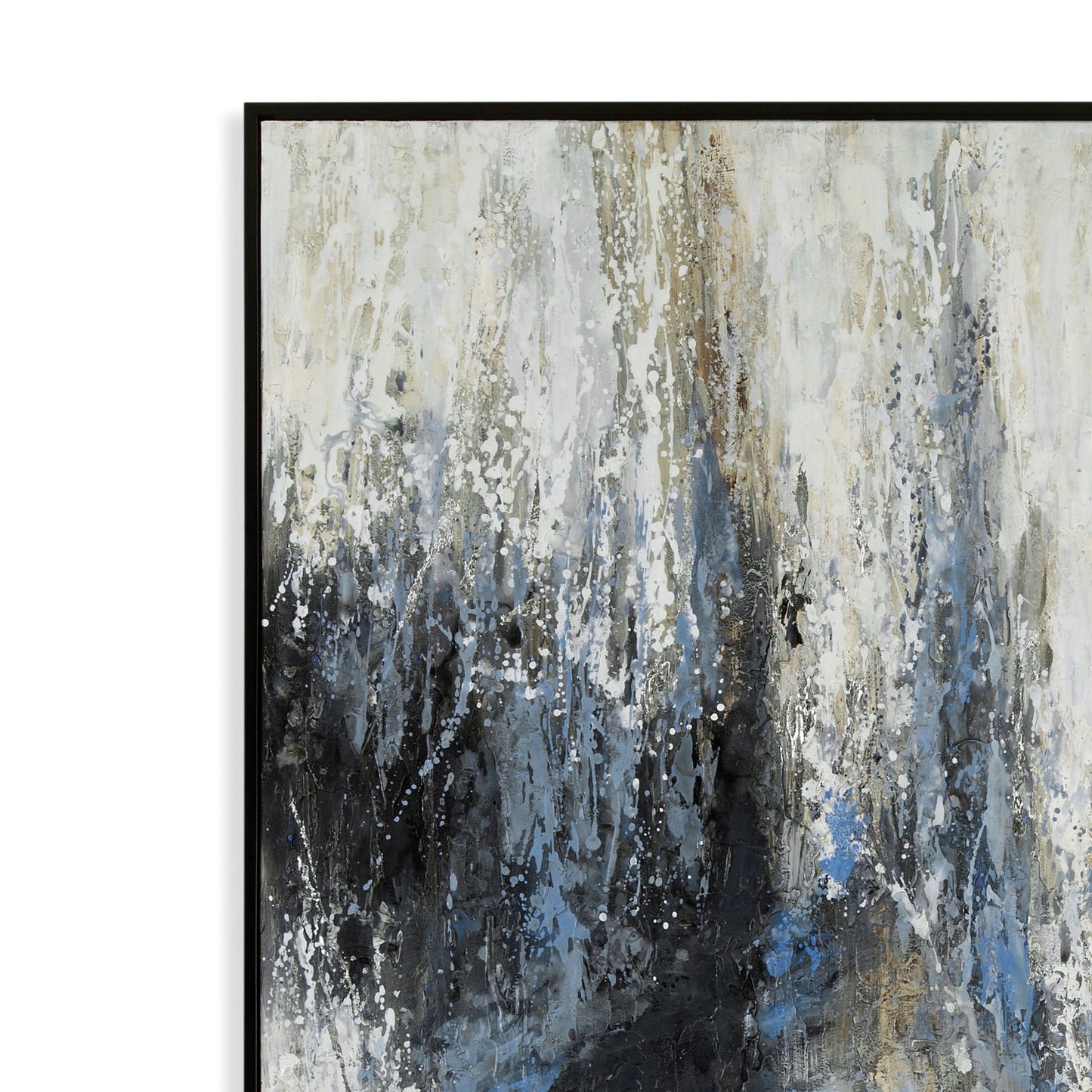 Blue Quiet Canvas Art - Blue