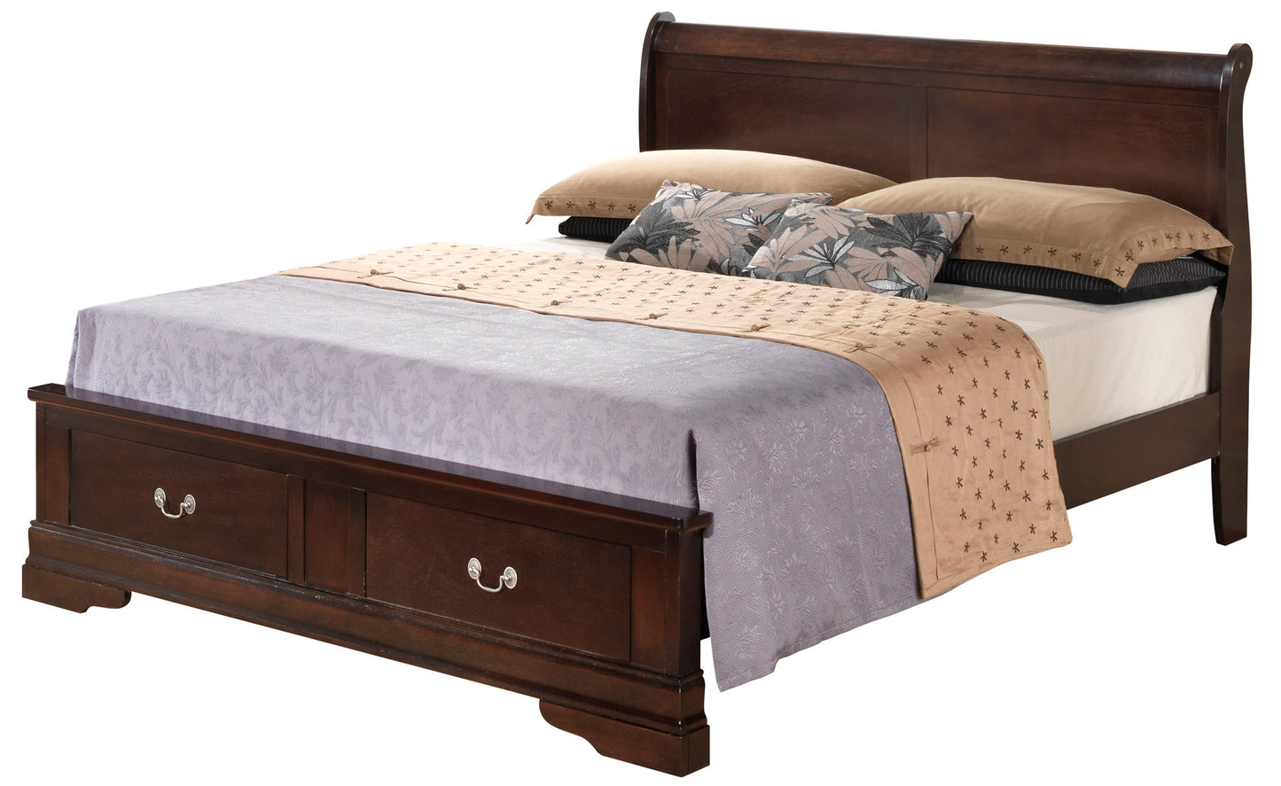 Glory Furniture - Louis Phillipe - Storage Bed