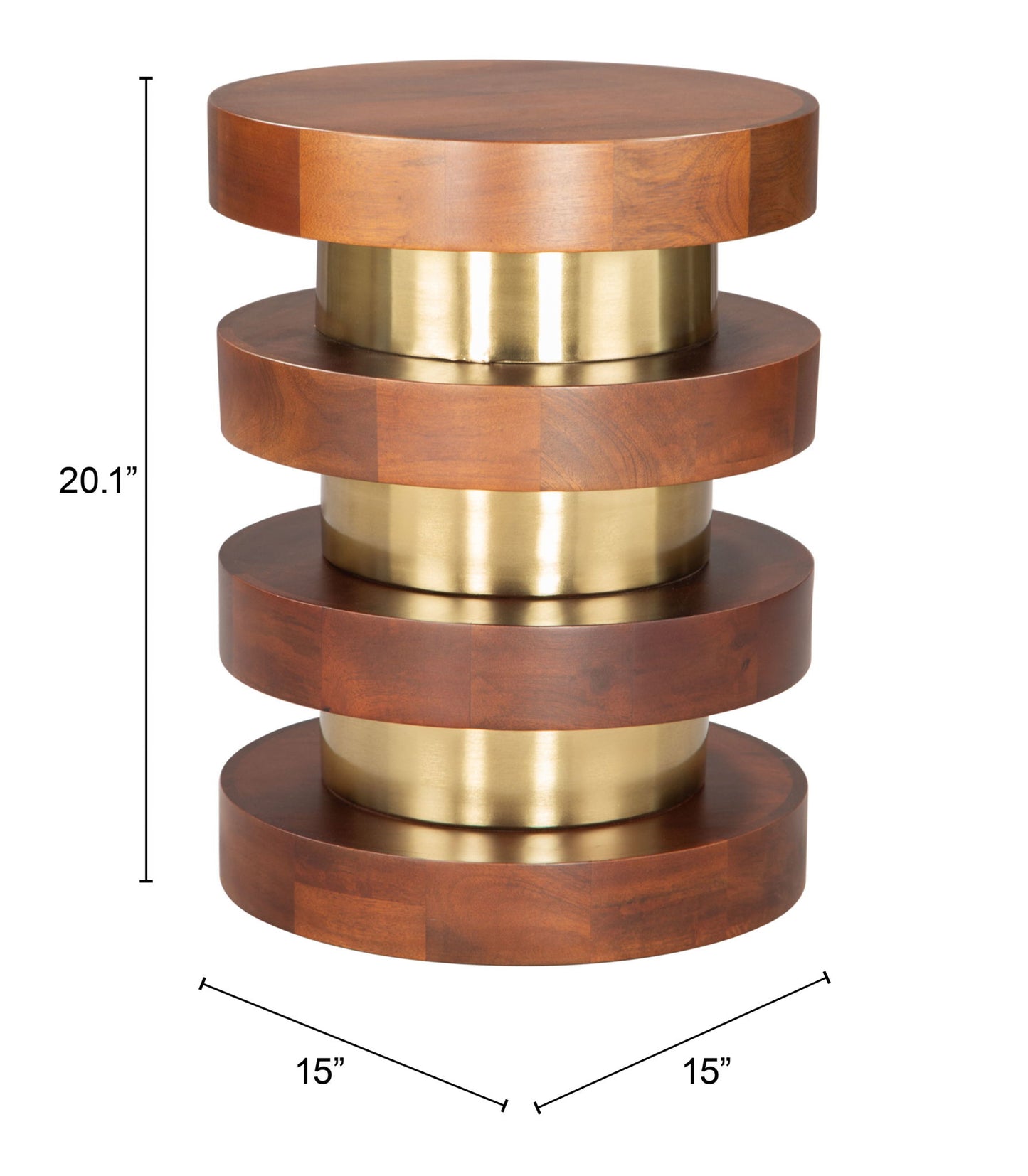 Marigot - Side Table - Brown