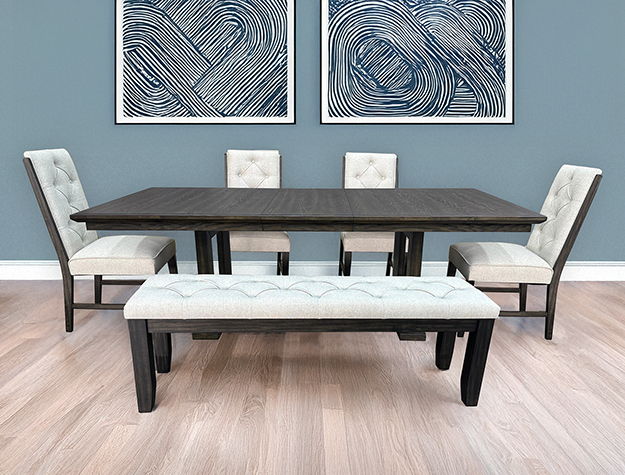Herbert - Dining Table (1 x 18" Leaf) - Espresso