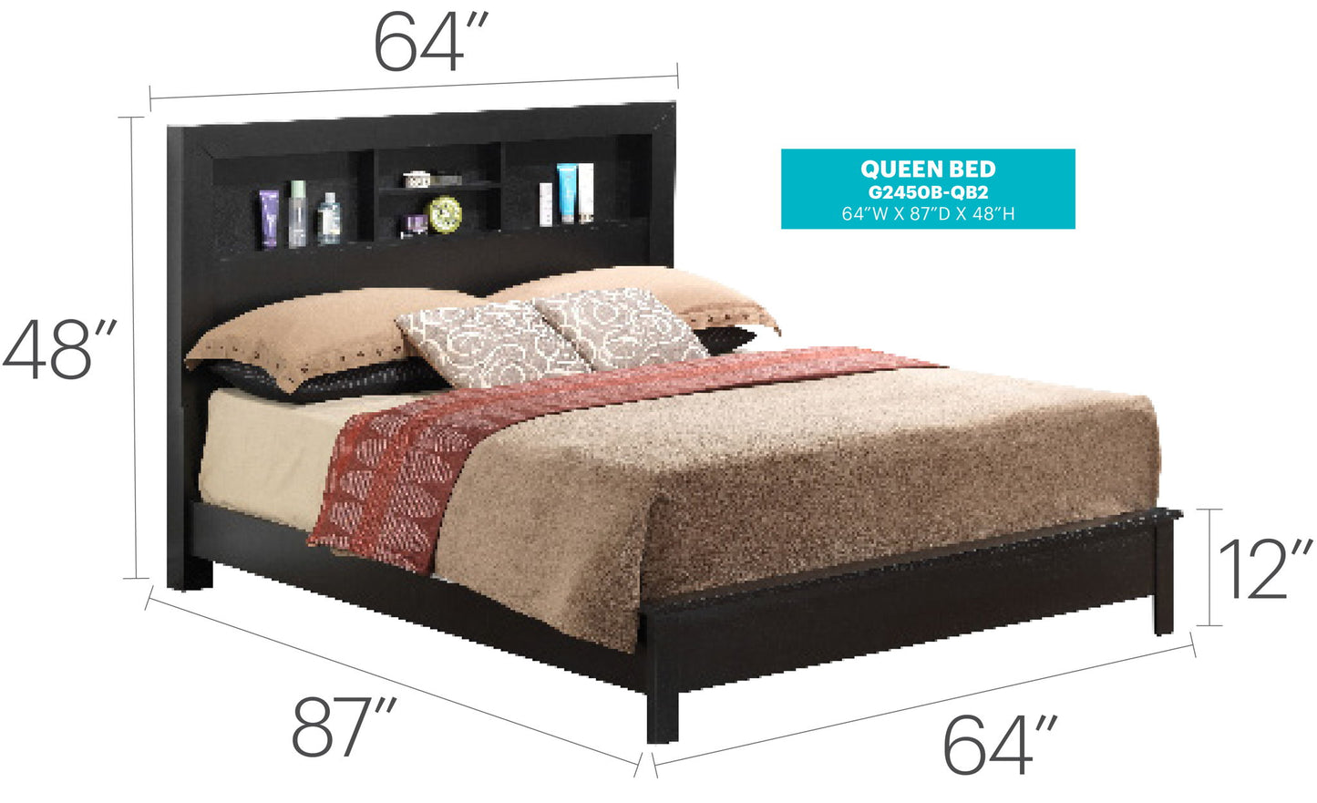Glory Furniture - Burlington - Bed