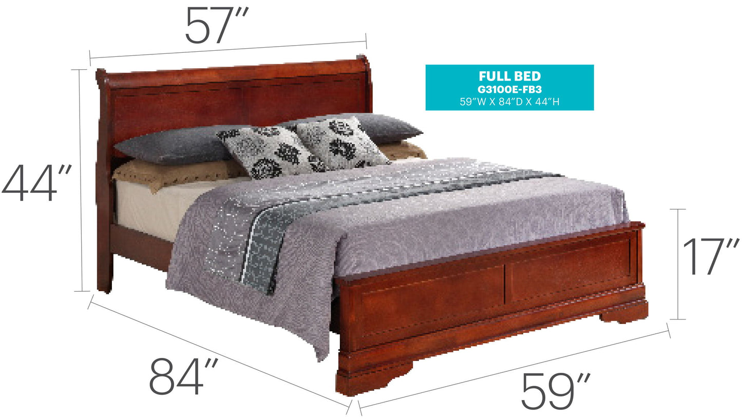 Glory Furniture - Louis Phillipe - Bed