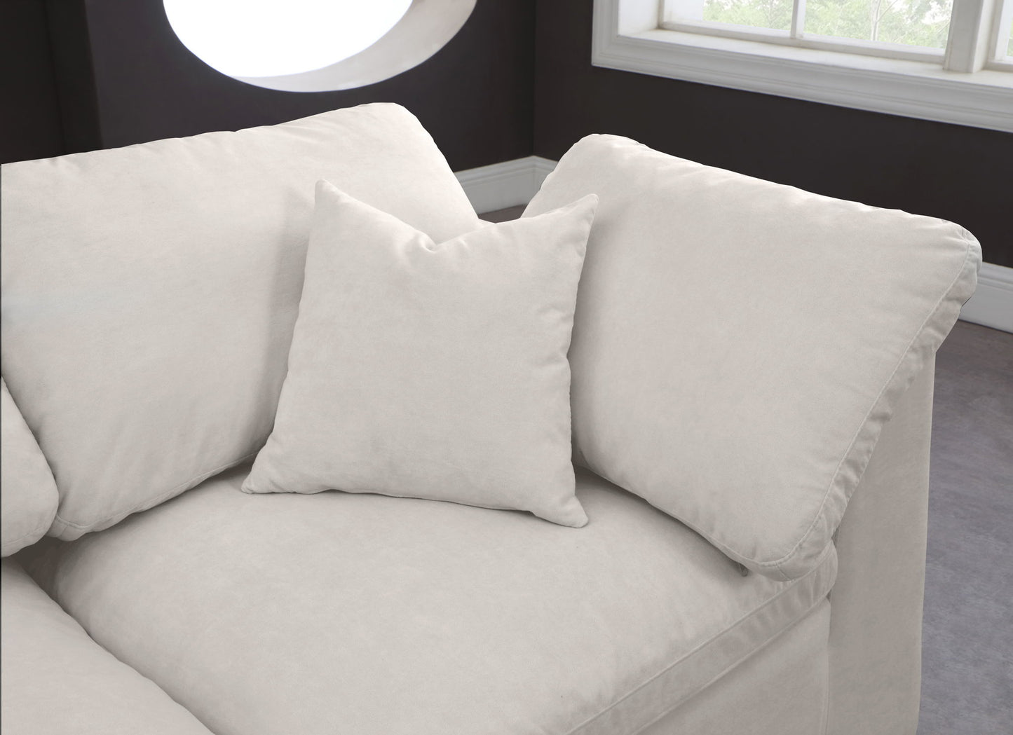 Cozy - 5 Piece Modular Corner Armless Sectional