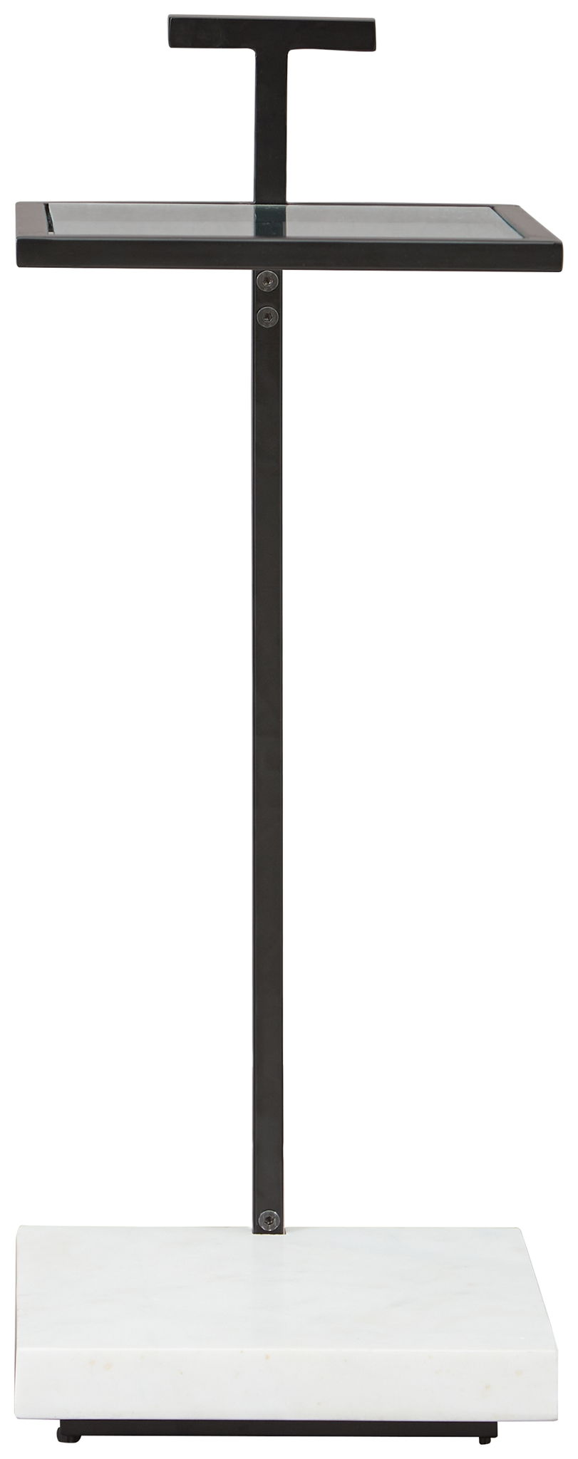 Mannill - Accent Table - Black / White