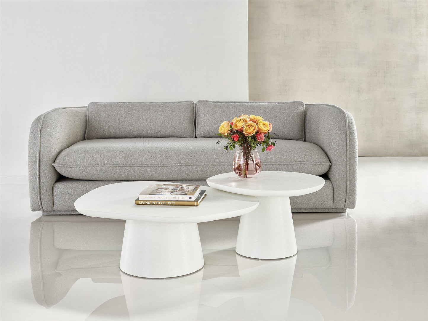 Tranquility / Miranda Kerr Home - Nesting Cocktail Tables - White