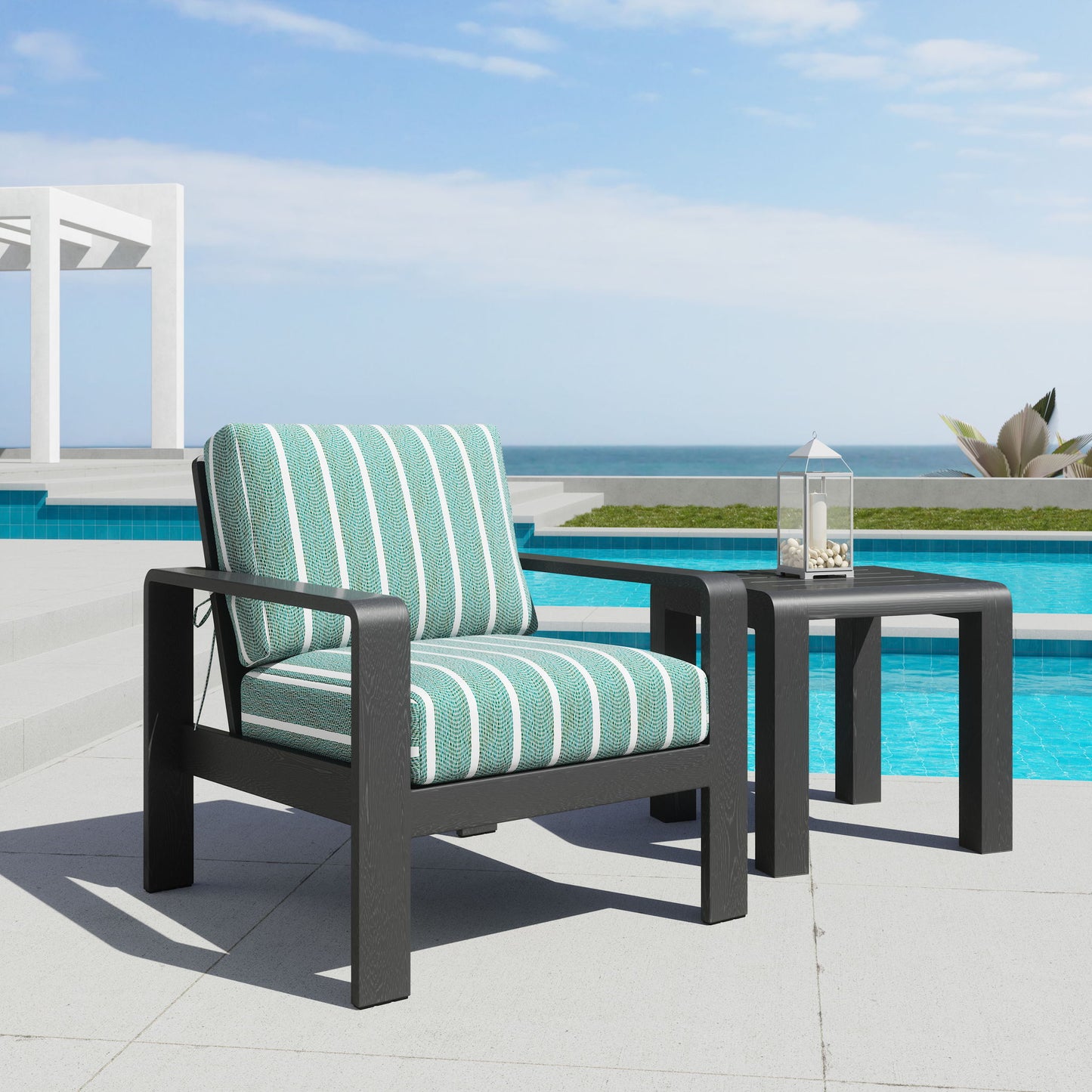 Rolig - Outdoor Armchair - Green