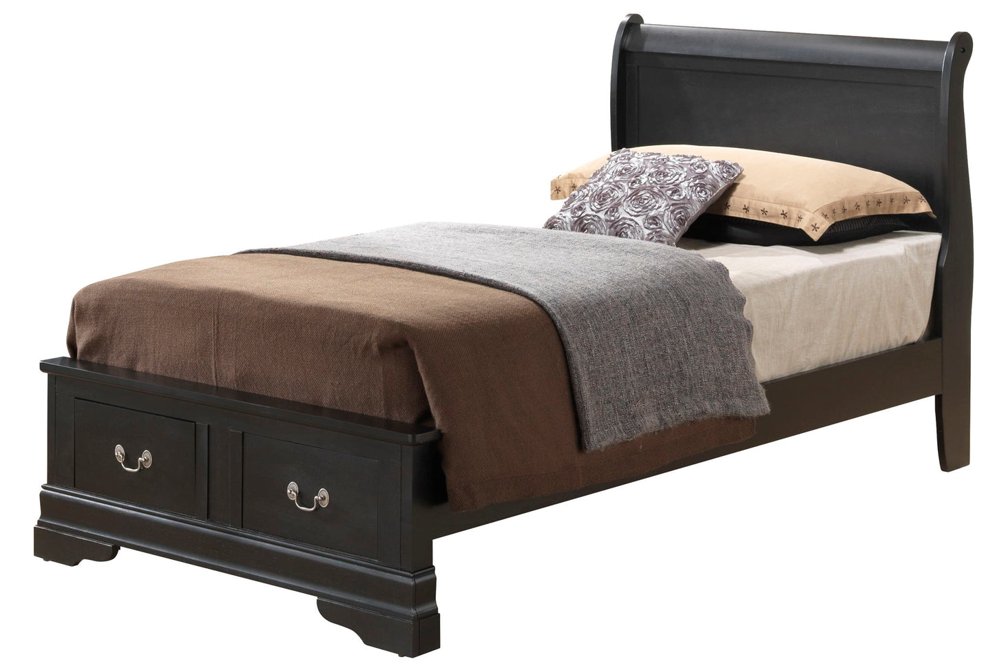 Glory Furniture - Louis Phillipe - Storage Bed