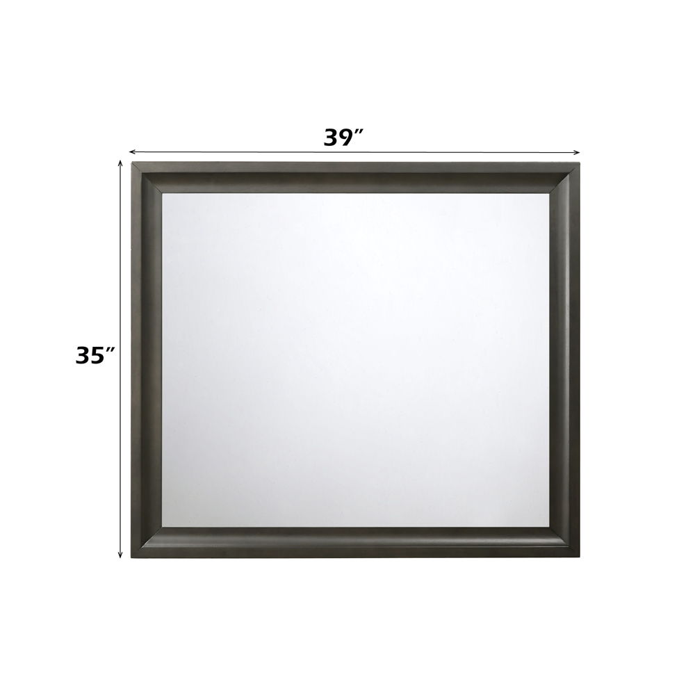 Soteris - Mirror - Antique Gray