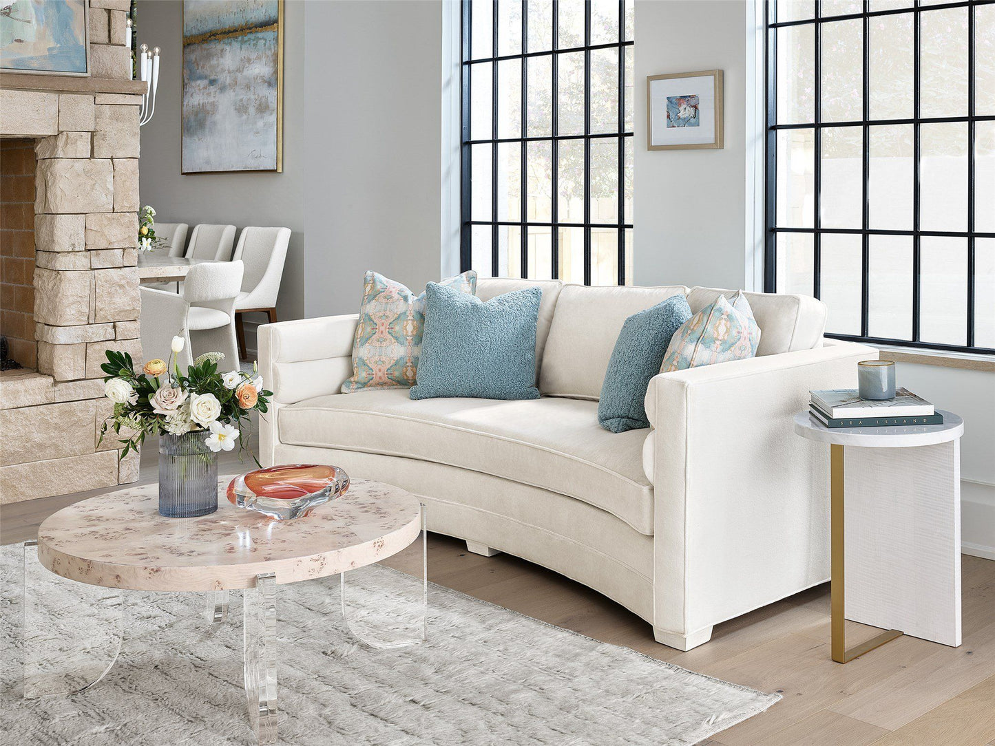 Tranquility / Miranda Kerr Home - Reverie Round Accent Table - White