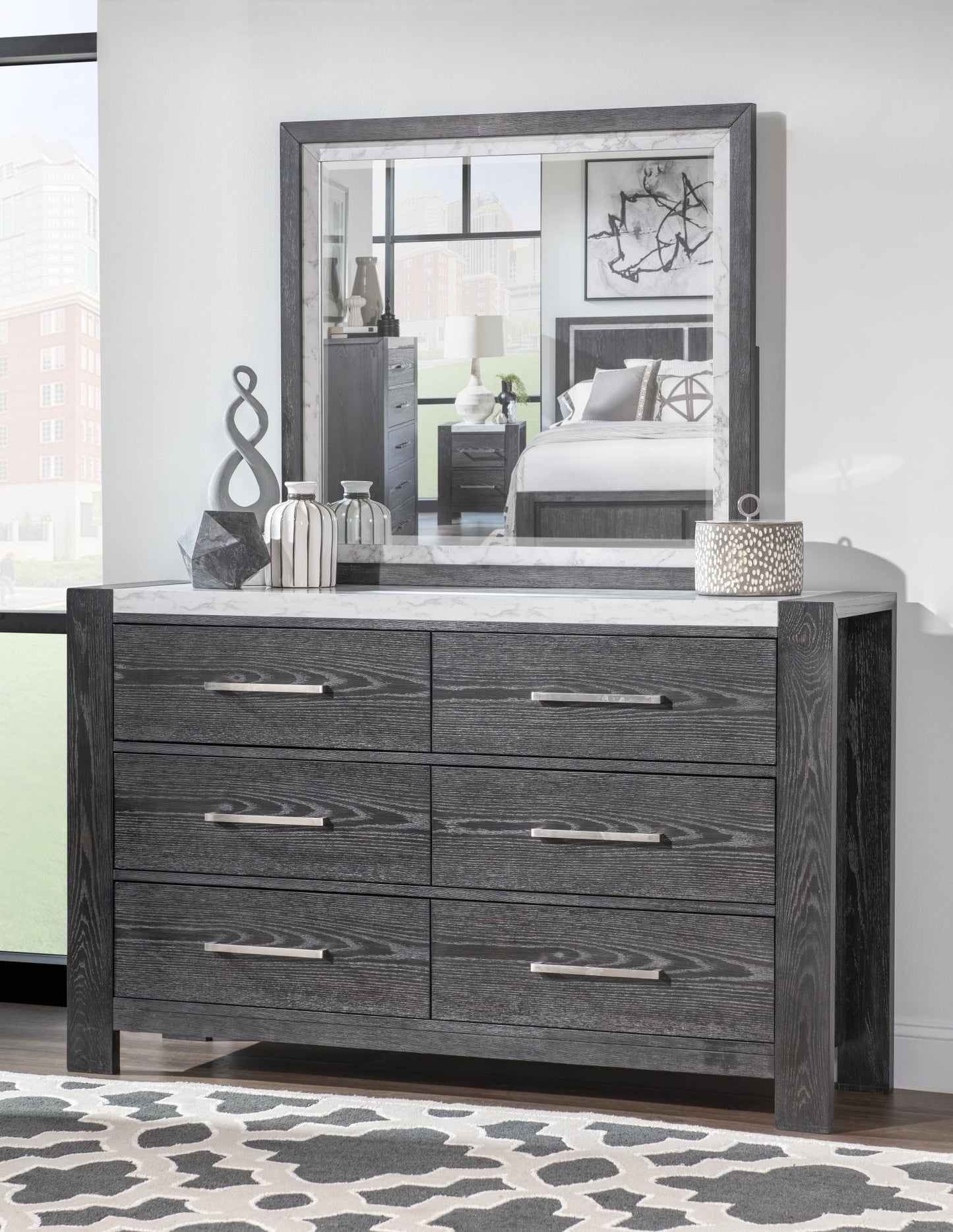 Horizons - 6 Drawers Dresser - Espresso