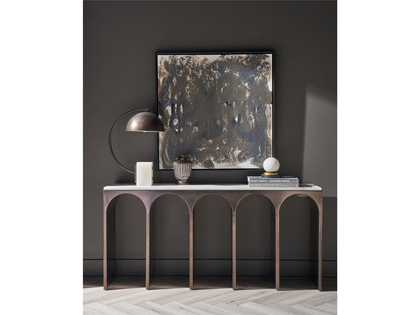 New Modern - Moda Console Table - Black