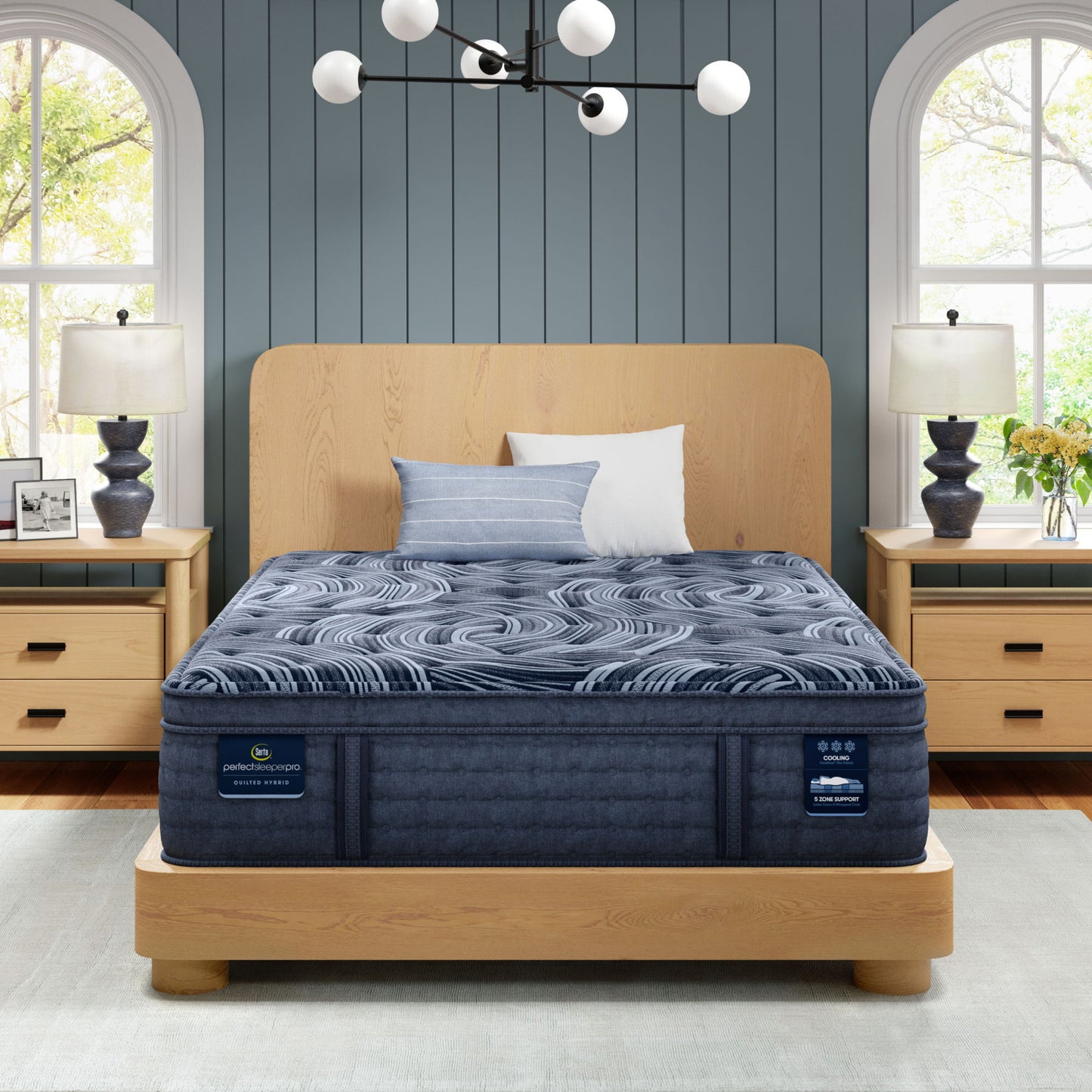 Perfect Sleeper Pro Hybrid - 15" Valais Latex Plush Pillow Top Mattress