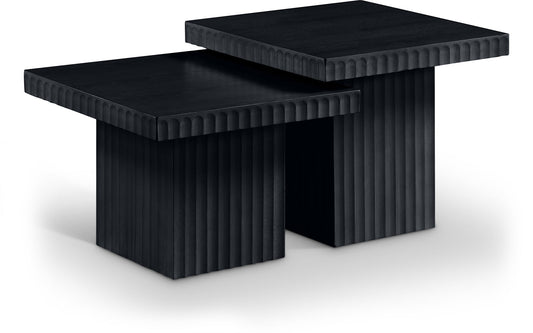 Spencer - 18" Oak Veneer 2 Piece Coffee Table