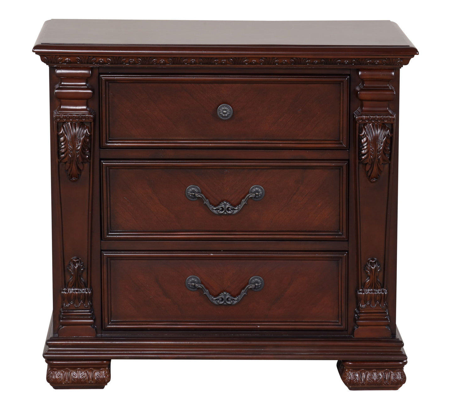 Lyndon - 2 Drawer Nighstand - Cherry