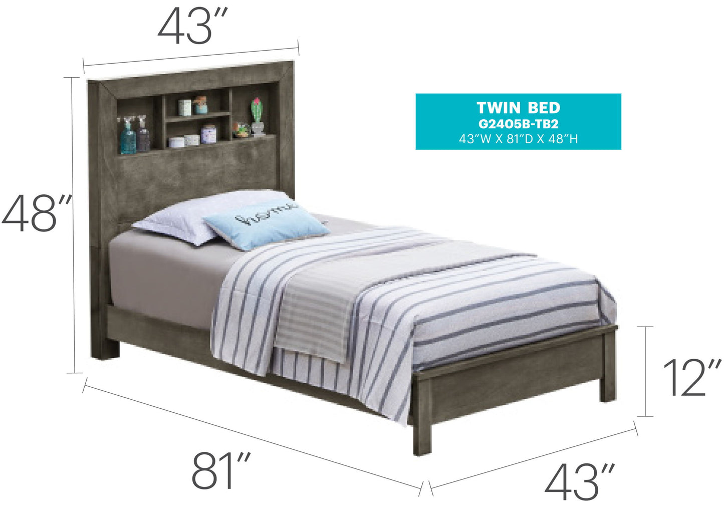 Glory Furniture - Burlington - Bed