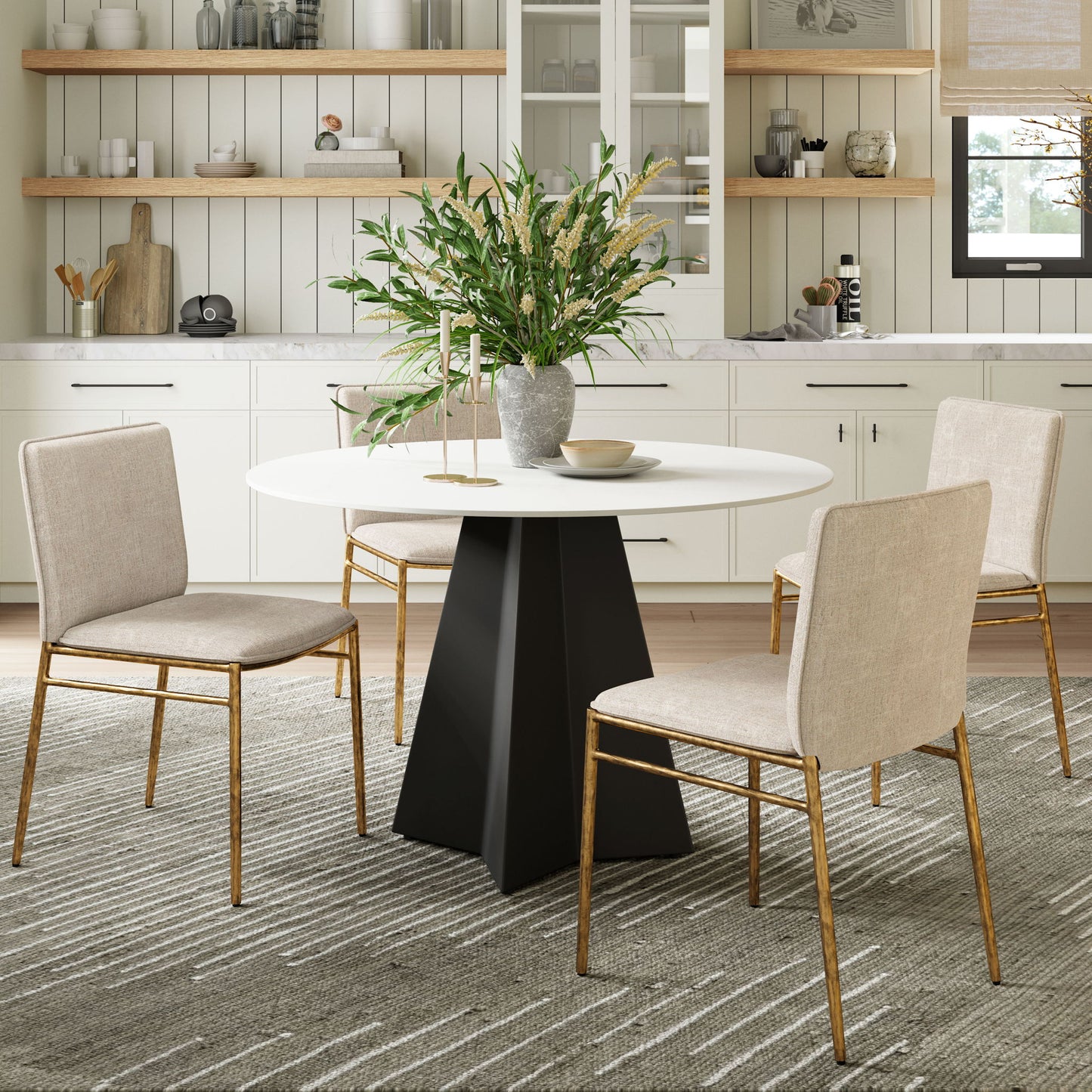 Izar - Dining Table - White