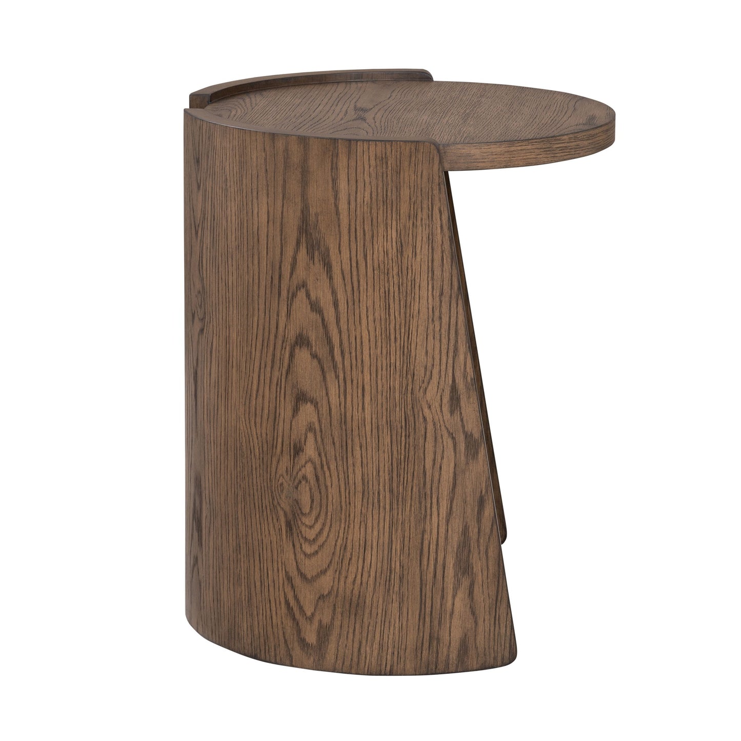 Lyra - End Table - Dark Brown / White