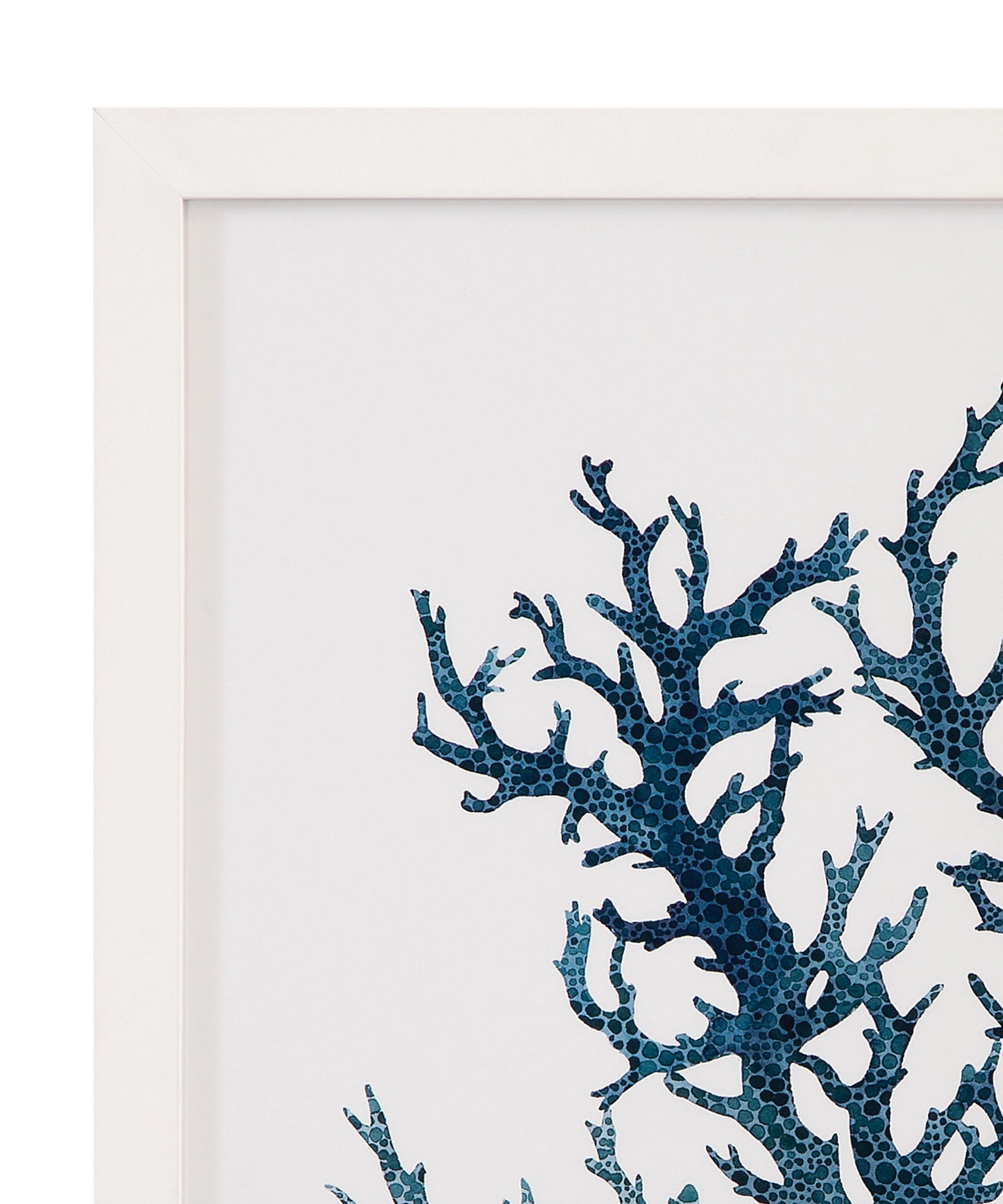 Coral Souvenirs IV Framed Print - Blue