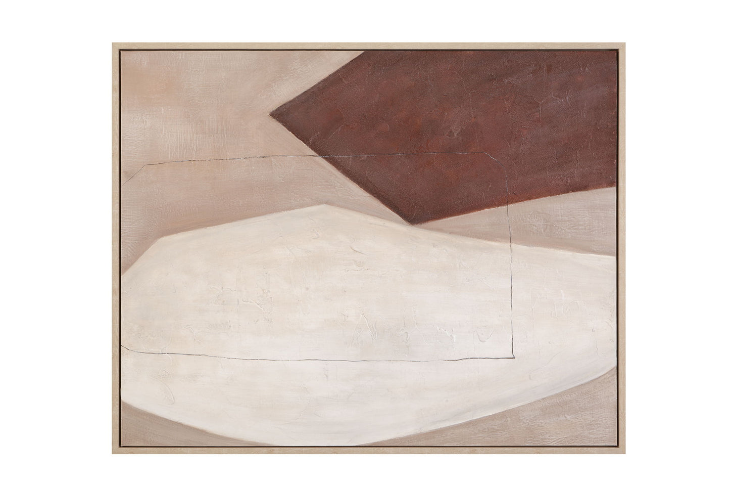 Leadline Framed Canvas - Brown