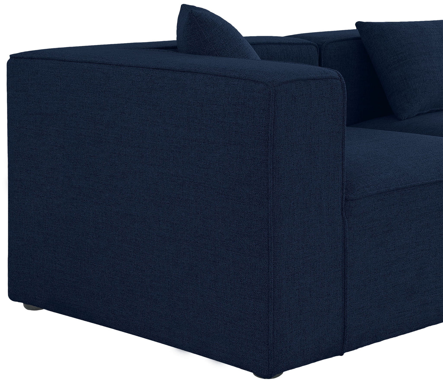 Cube - Linen 4 Piece Modular Sectional With Chaise