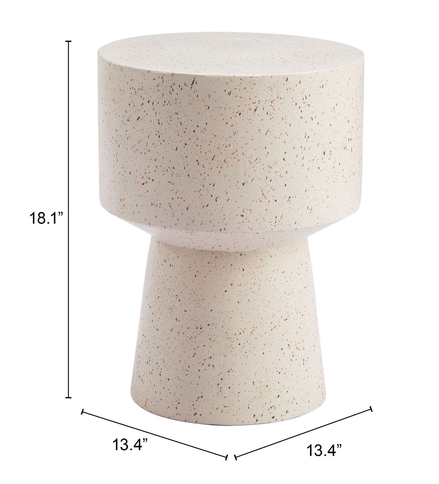 Masko - Side Table - Beige