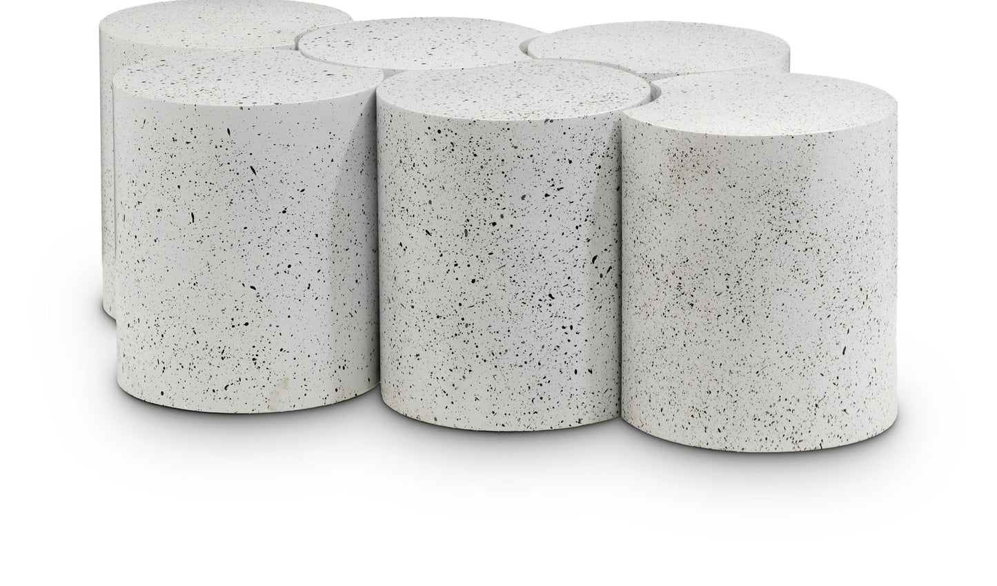 Dimple - 6 Piece Modular Coffee Table - Terazzo Finish