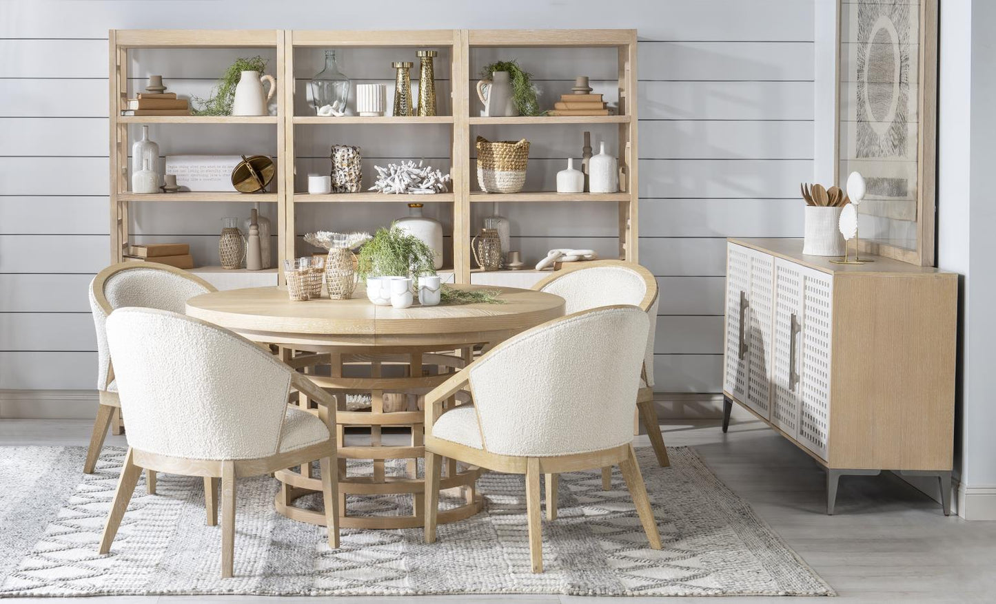Biscayne - Side Chair (Set of 2) - Malabar With Alabaster Fronts