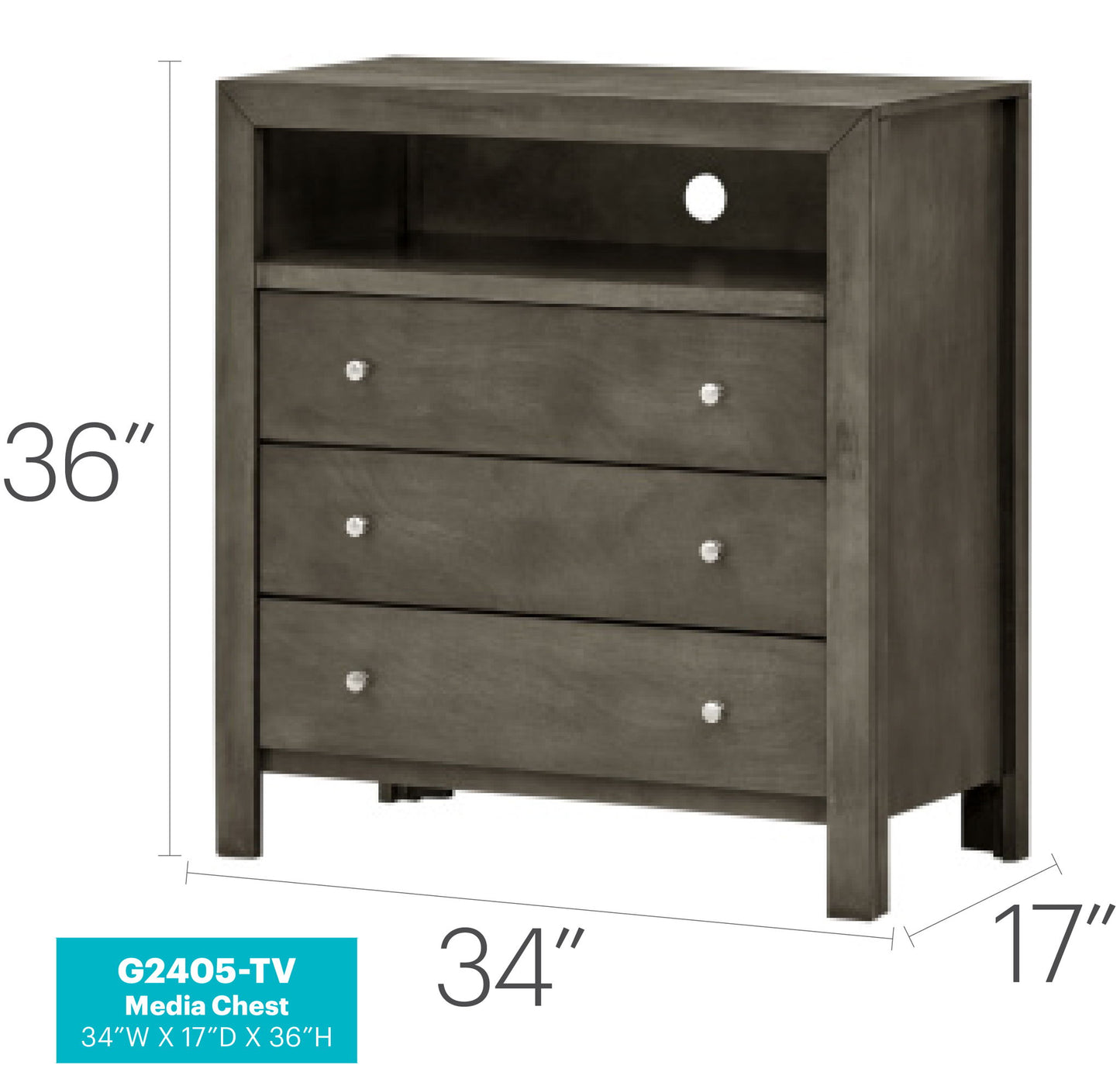 Glory Furniture - Burlington - Media Chest