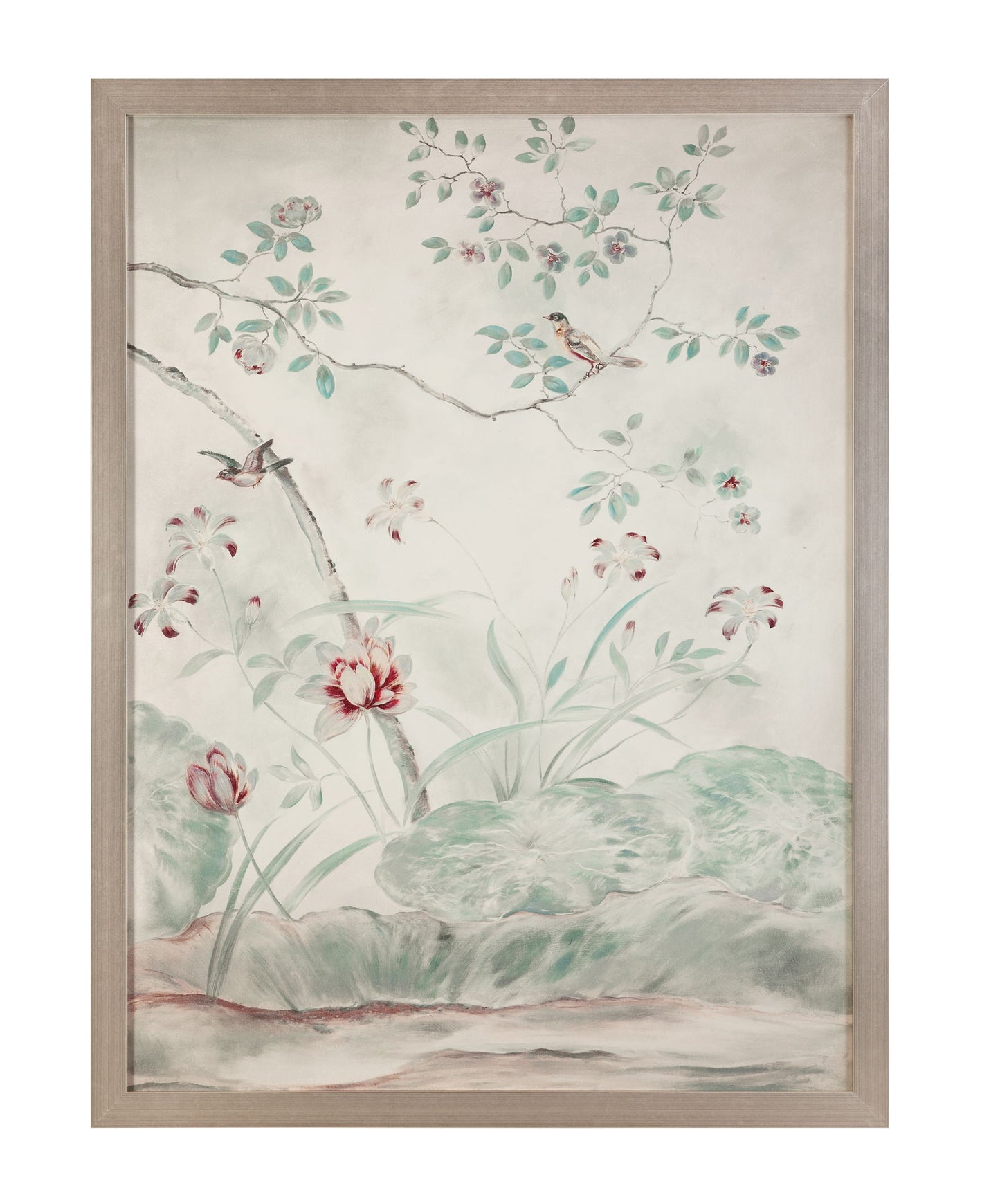 Sylvan Study Framed Print - Cream