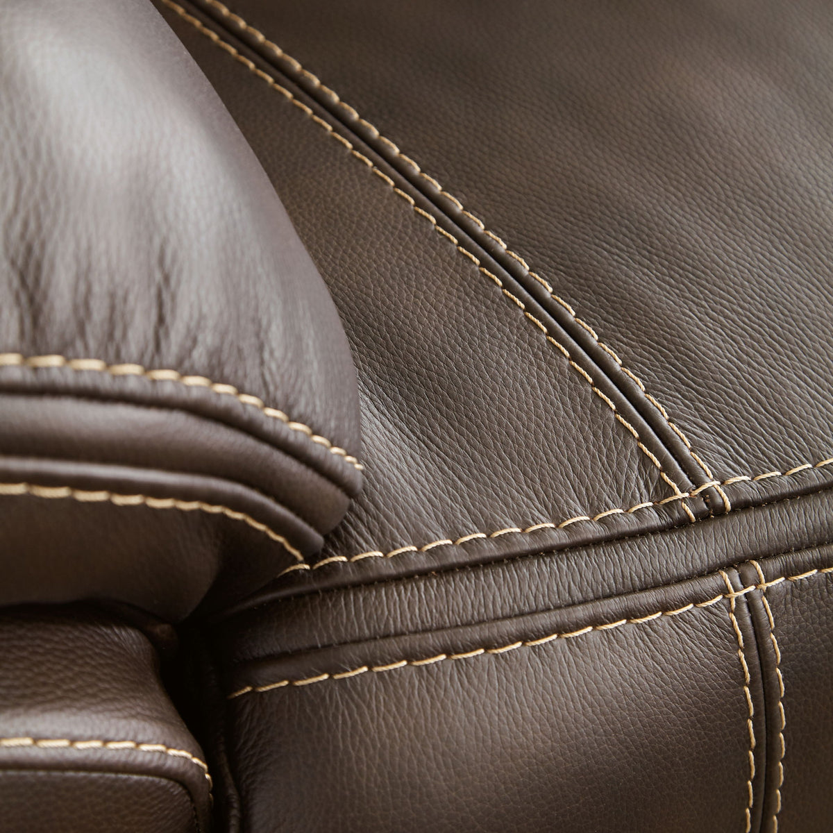Dunleith - 2-Piece Power Reclining Loveseat - Chocolate