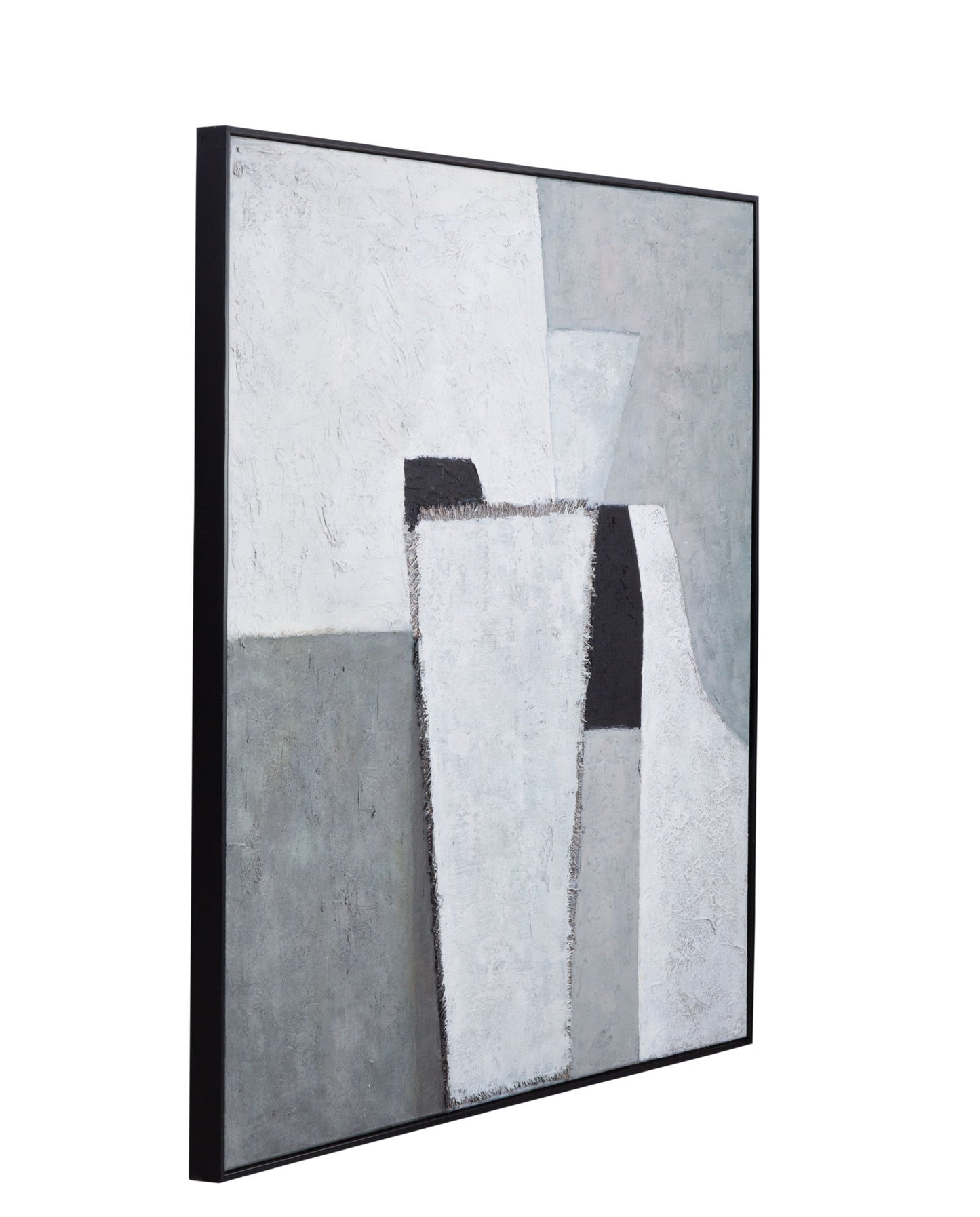 Landen Canvas Art - Gray