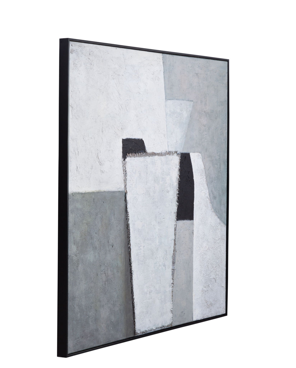 Landen Canvas Art - Gray