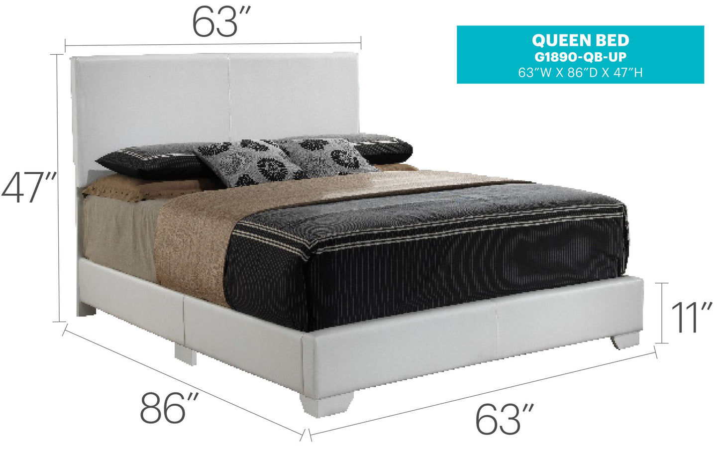 Glory Furniture - Aaron - Bed