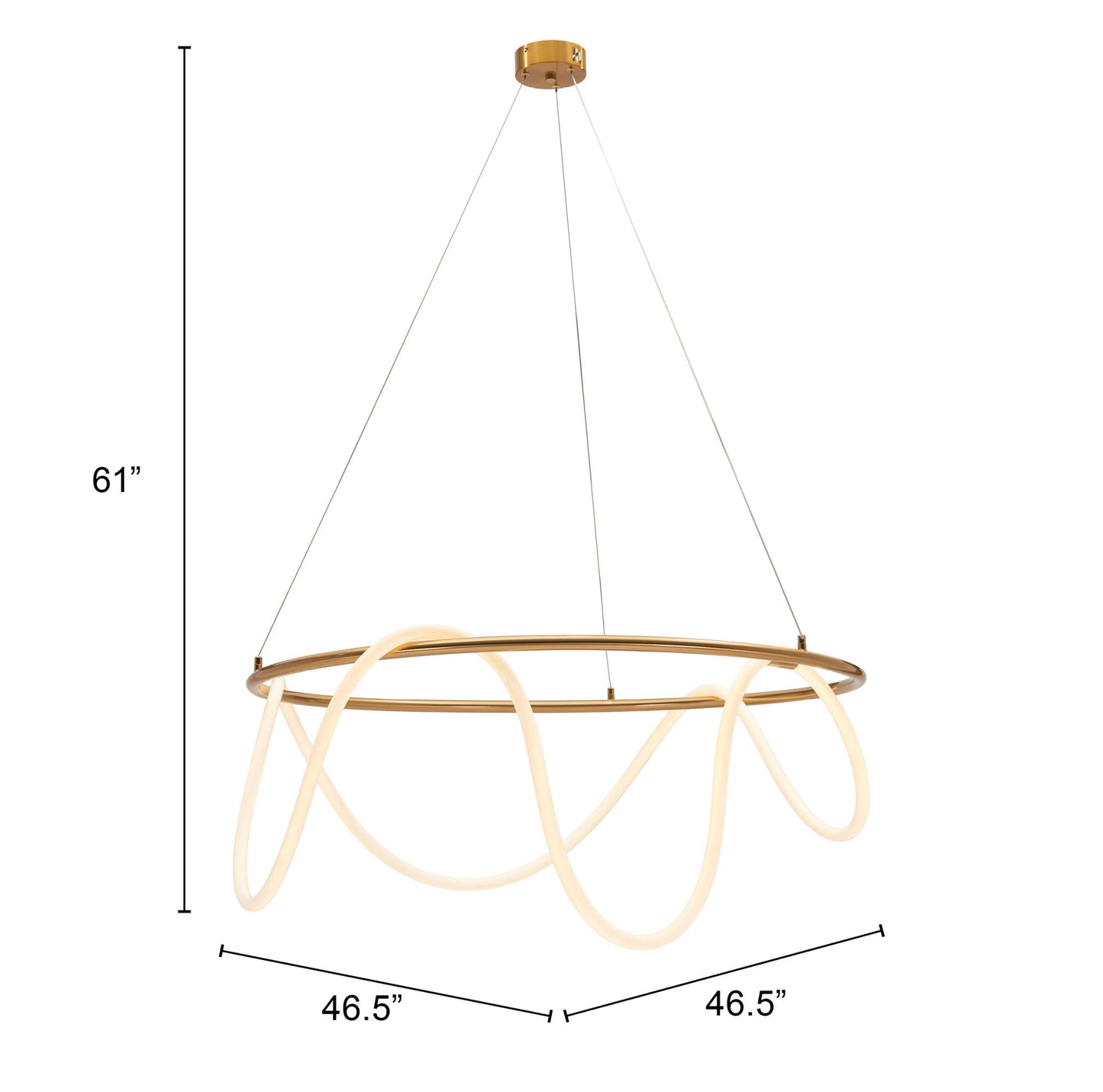 Wiber - Ceiling Lamp - Brass