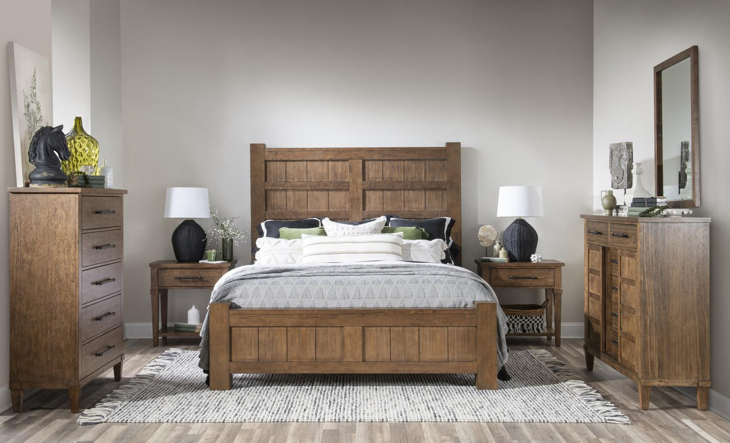 Artisan's Place - Bedside Chest - Vintage Pine Ironwood