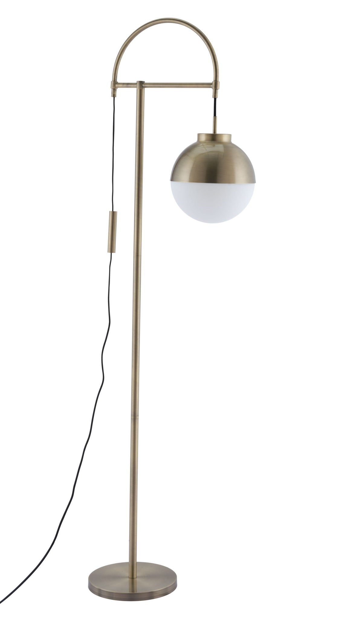 Waterloo - Floor Lamp - White / Bronze