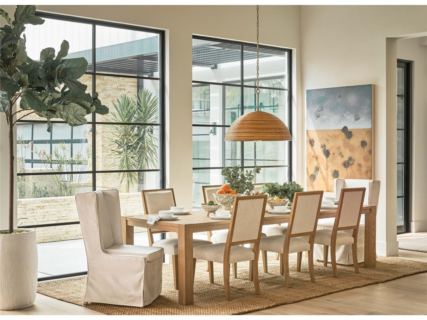 Weekender Coastal Living Home - Dining Table - Light Brown