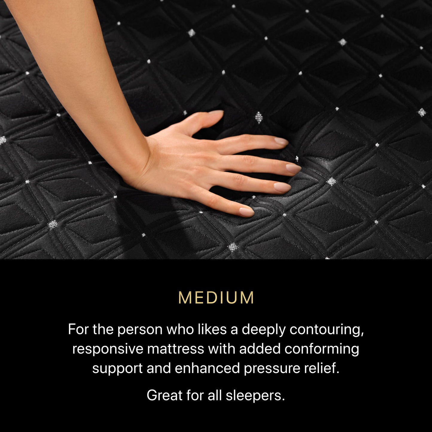 Beautyrest Black Hybrid - 15" Series Three Medium Mattress