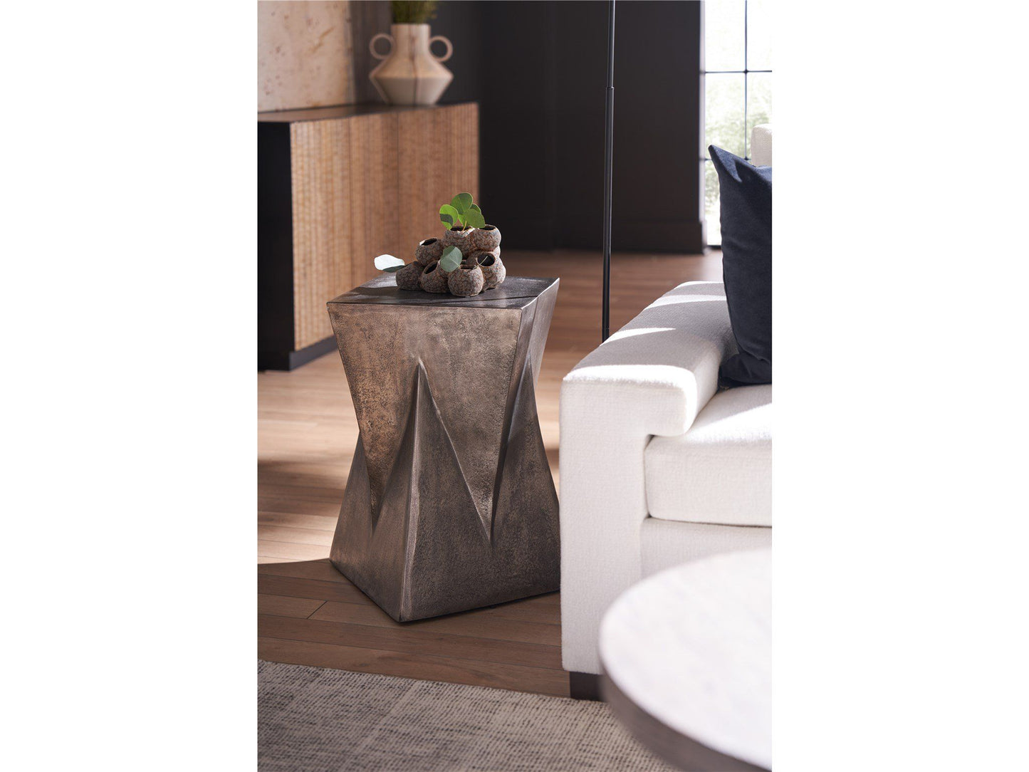 New Modern - Persephone Side Table - Dark Gray