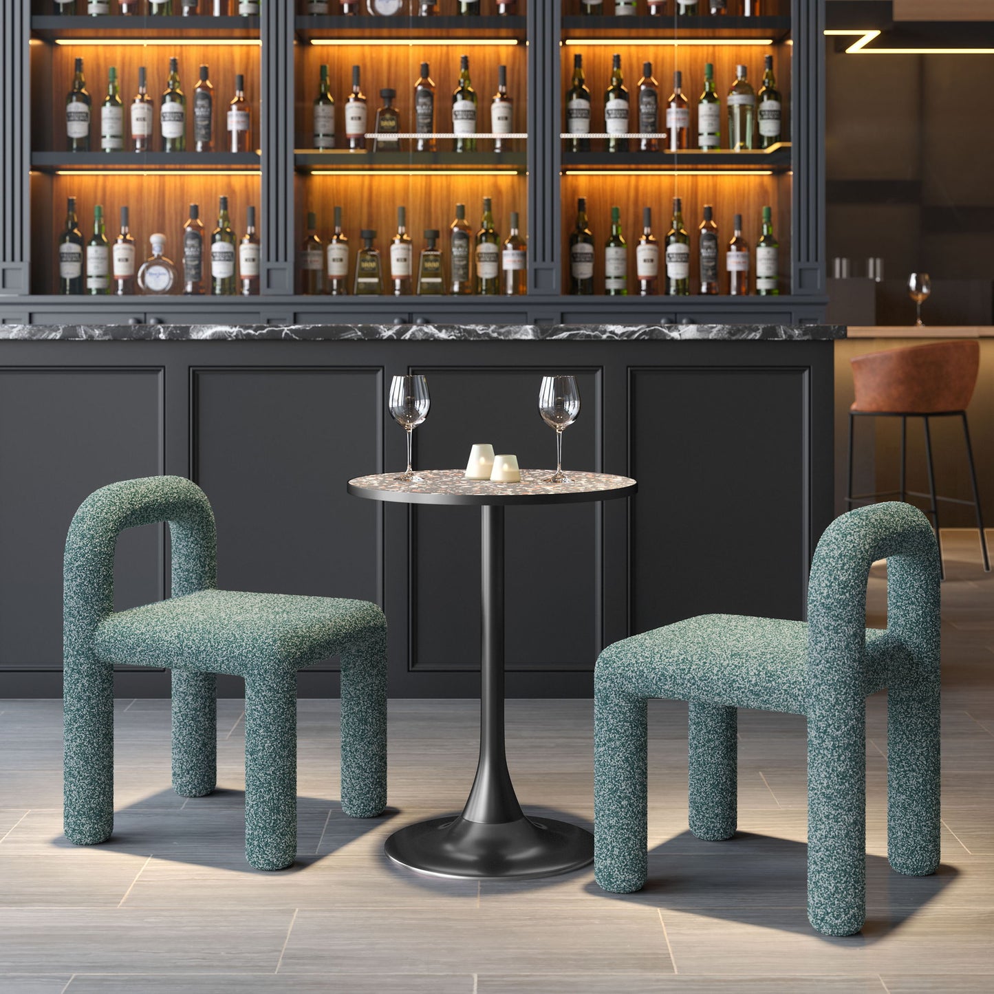 Arum - Dining Chair (Set of 2) - Snowy Green