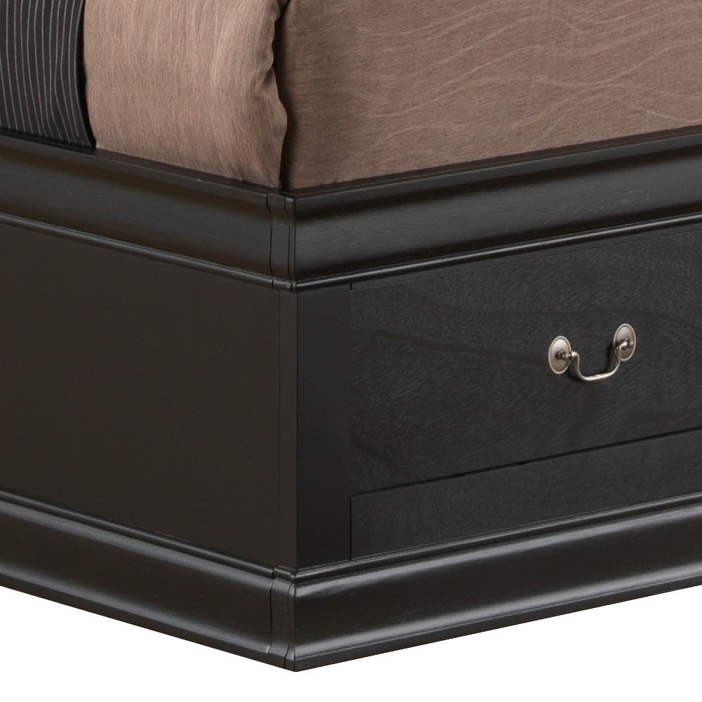 Glory Furniture - Louis Phillipe - Bookcase Storage Bed