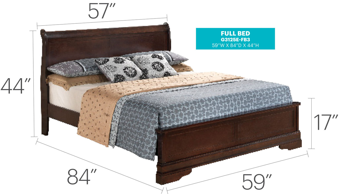Glory Furniture - Louis Phillipe - Bed