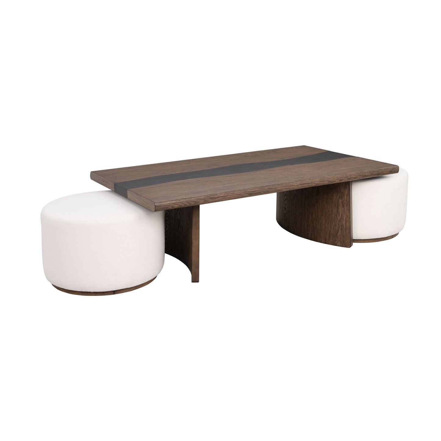 Lyra - Rectangular Coffee Table - Dark Brown