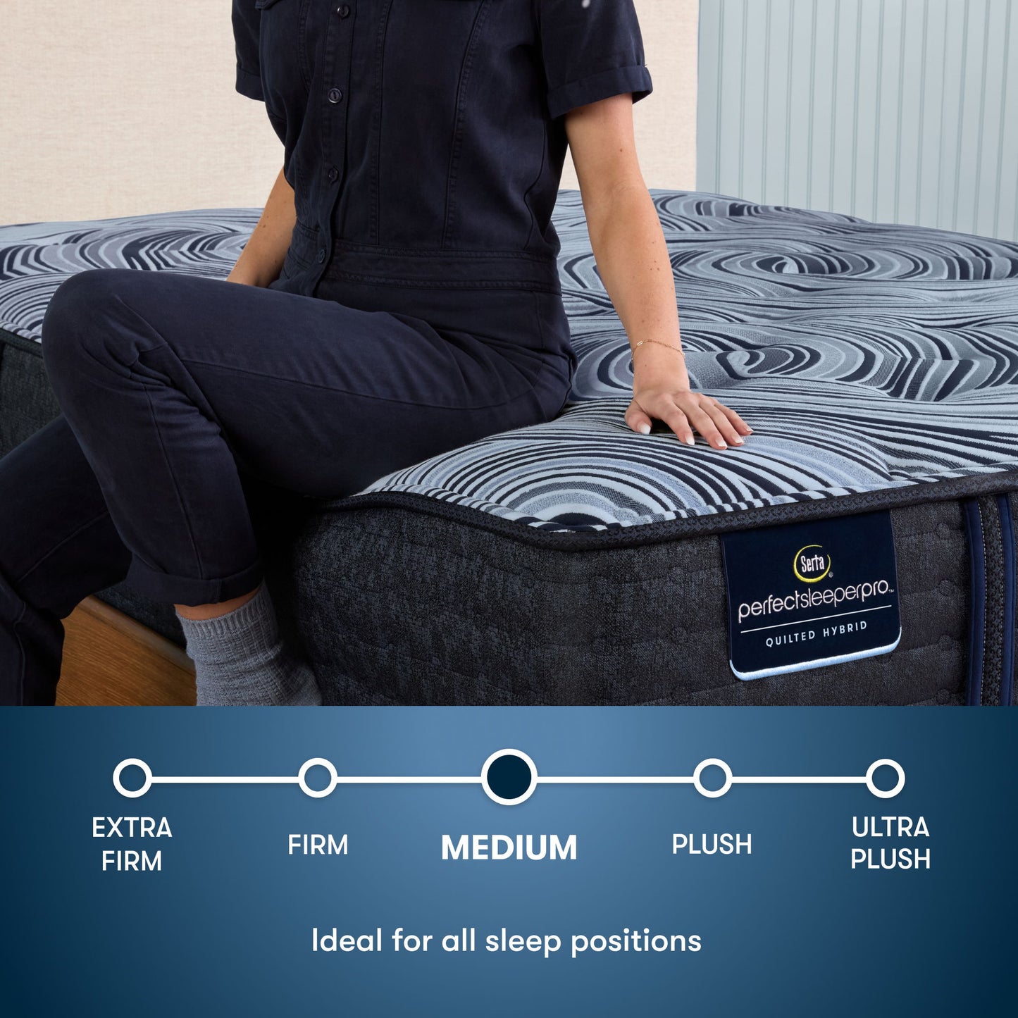 Perfect Sleeper Pro Hybrid - 15" New Paris Latex Medium Mattress