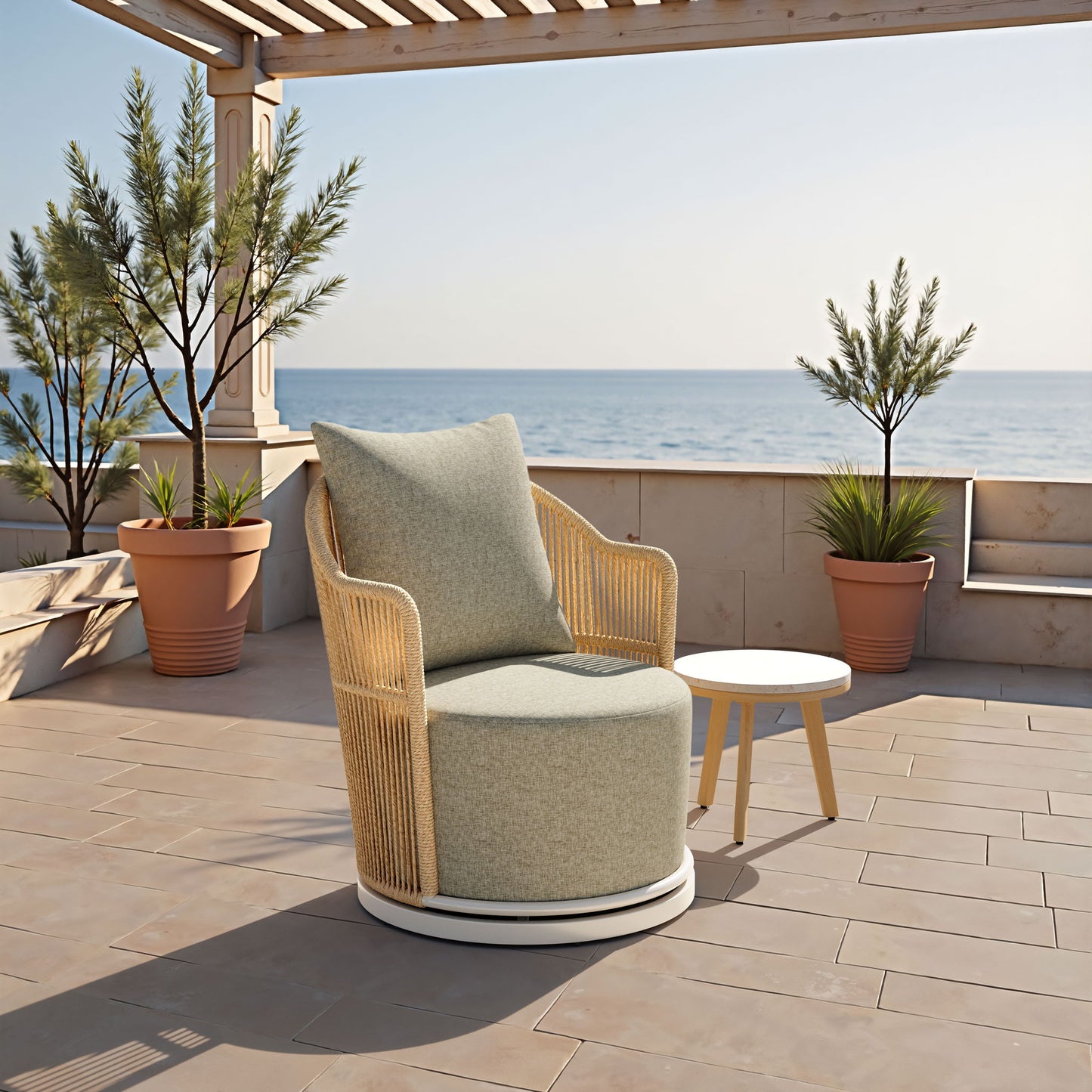 Lanai - Swivel Chair - Multicolor