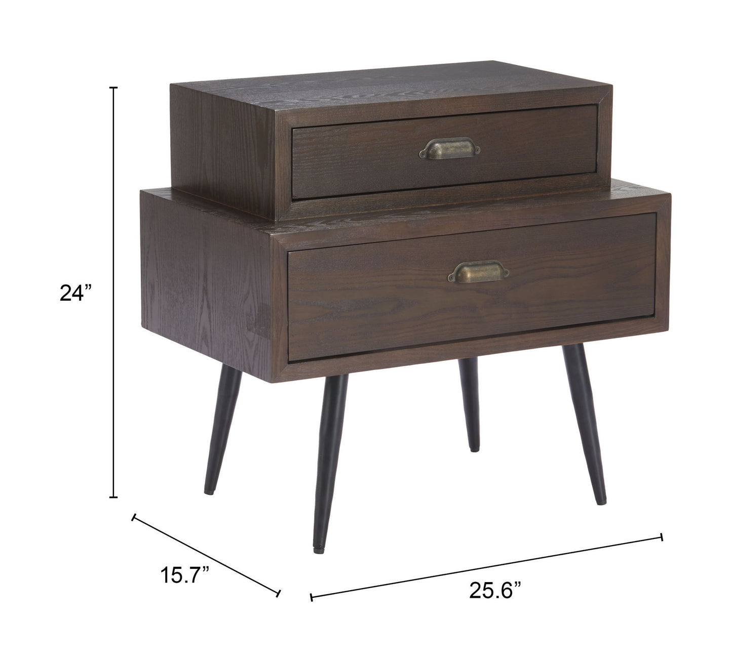 Mechy - Side Table - Brown
