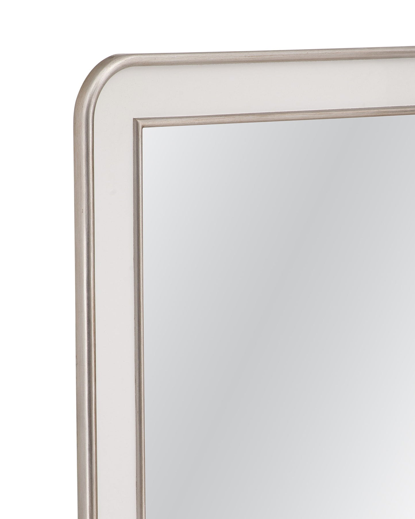 Meadow Place - Wall Mirror - White / Silver