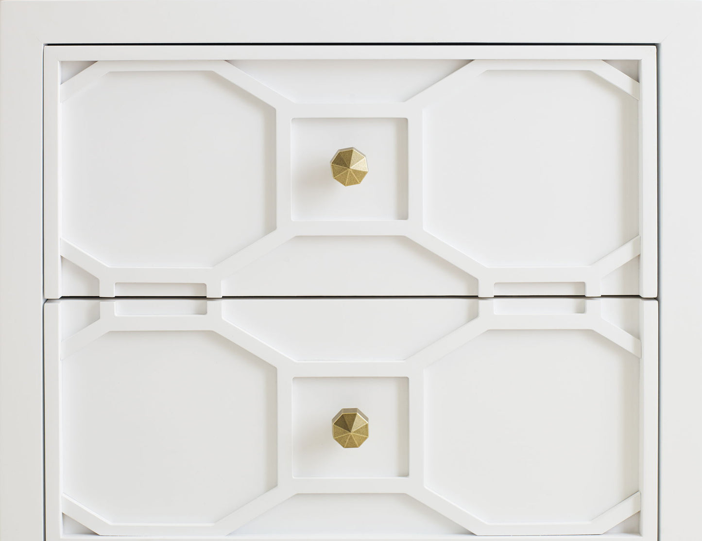 Chelsea by Rachael Ray - Nightstand With Lattice - White