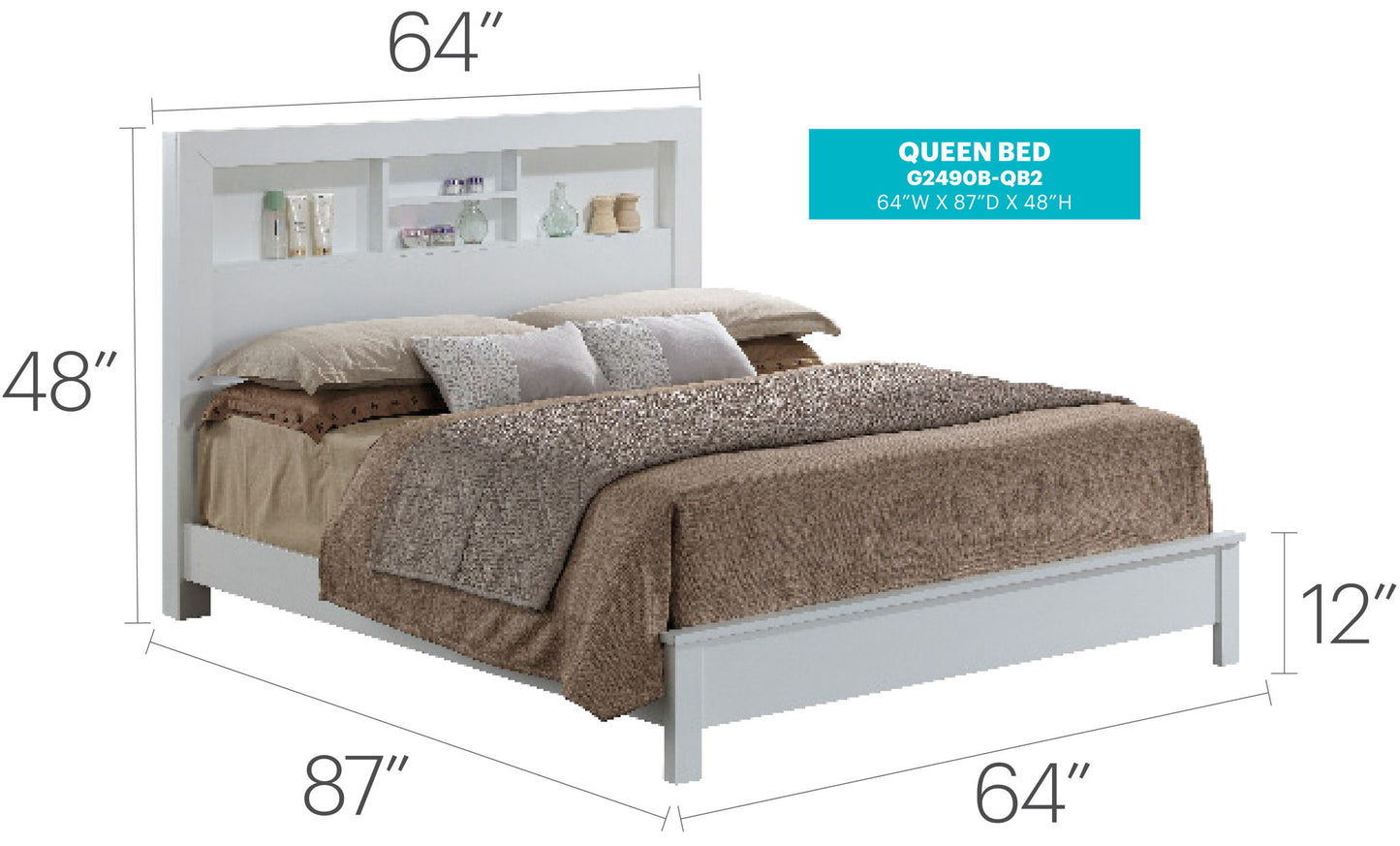 Glory Furniture - Burlington - Bed